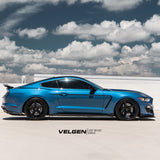 20" Velgen Classic5 Black Concave Wheels Rims Fits Ford Mustang Shelby GT350