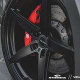 20" Velgen Classic5 Satin Black Concave Wheels Rims Fits Mustang Shelby GT350