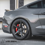20" Velgen Classic5 Black Concave Wheels Rims Fits Dodge Challenger Widebody