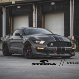 22" Velgen Classic5 22x10.5 Gloss Black Concave Wheels Rims Fits Ford Explorer