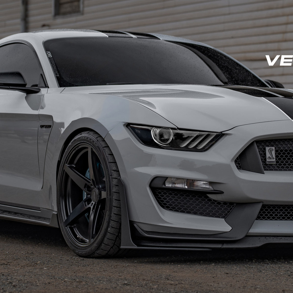 20" Velgen Classic5 Satin Black Concave Wheels Rims Fits Mustang Shelby GT350