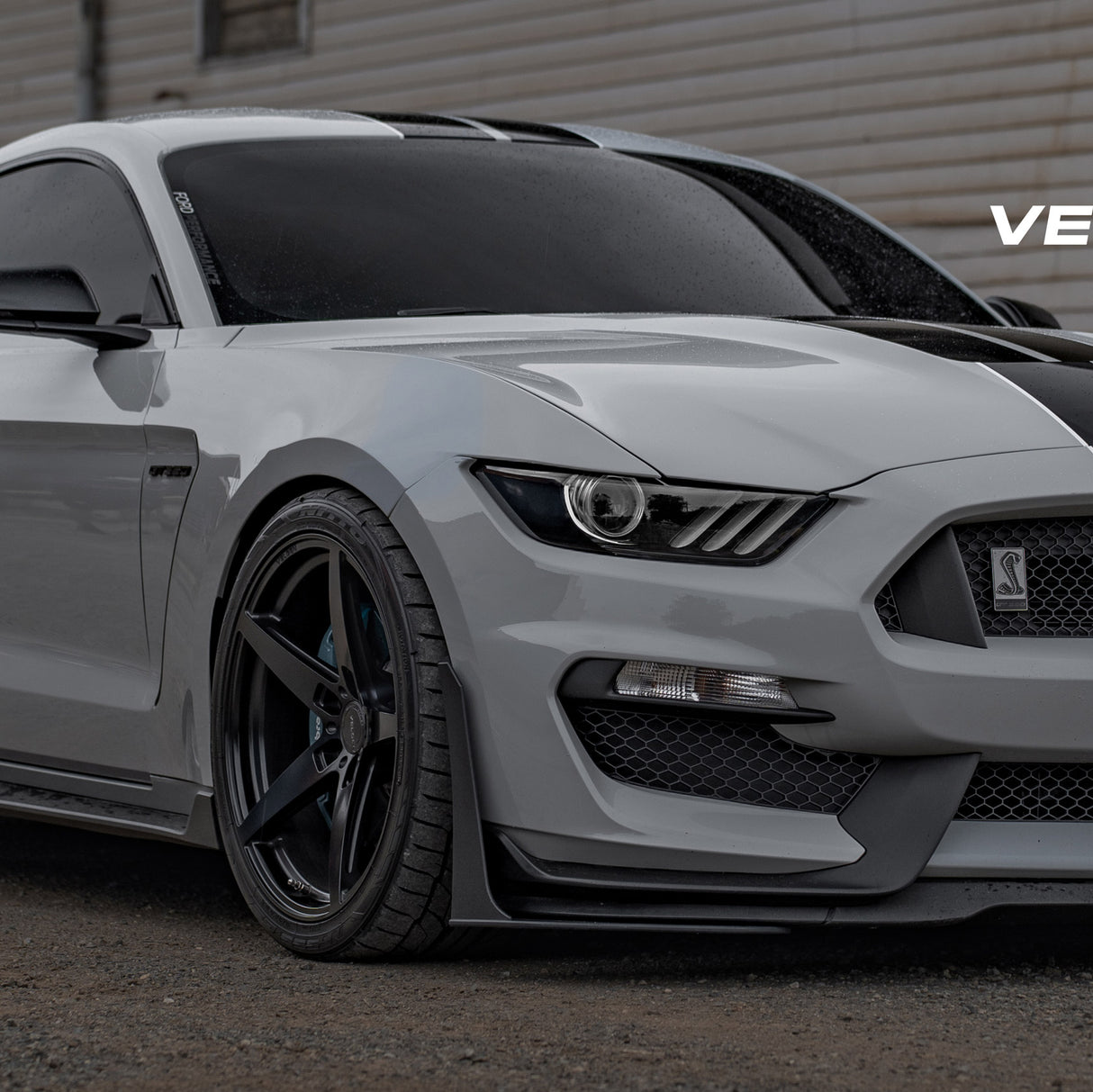 20" Velgen Classic5 Satin Black Concave Wheels Rims Fits Mustang Shelby GT350