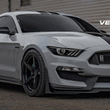 20" Velgen Classic5 Satin Black Concave Wheels Rims Fits Mustang Shelby GT350