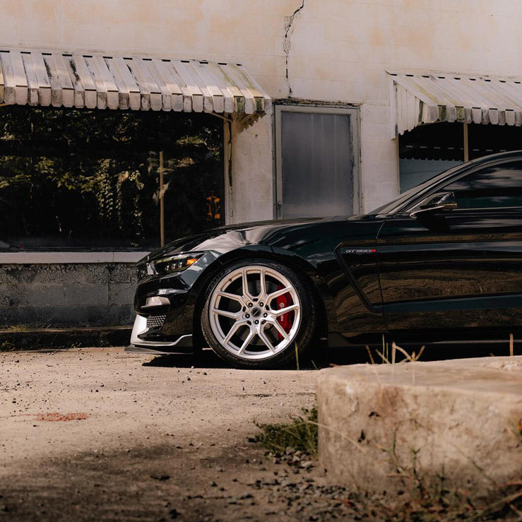 20" MV Forged MVF5 Silver 20X9 20X10.5 Concave Wheels Rims Fits Mustang S550