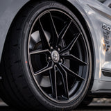 20" HRE FF21 Silver 20x10 20x11 Forged Concave Wheels Rims Fits Ford Mustang