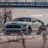 19" Velgen VF5 Gloss Black Concave Wheels Rims Fits Ford Mustang S197