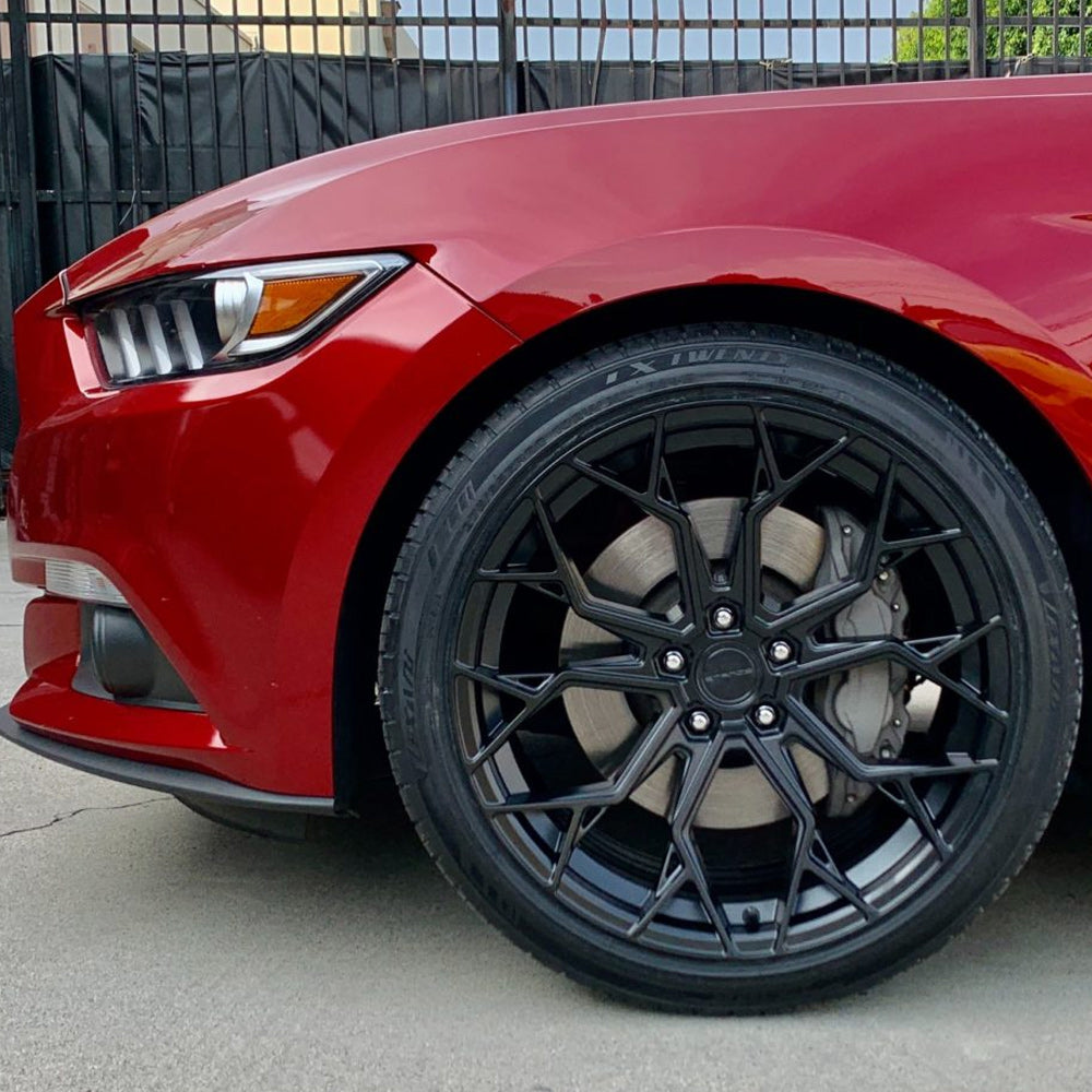 19" Stance SF10 Black Forged Concave Wheels Rims Fits 2005-2014 Ford Mustang