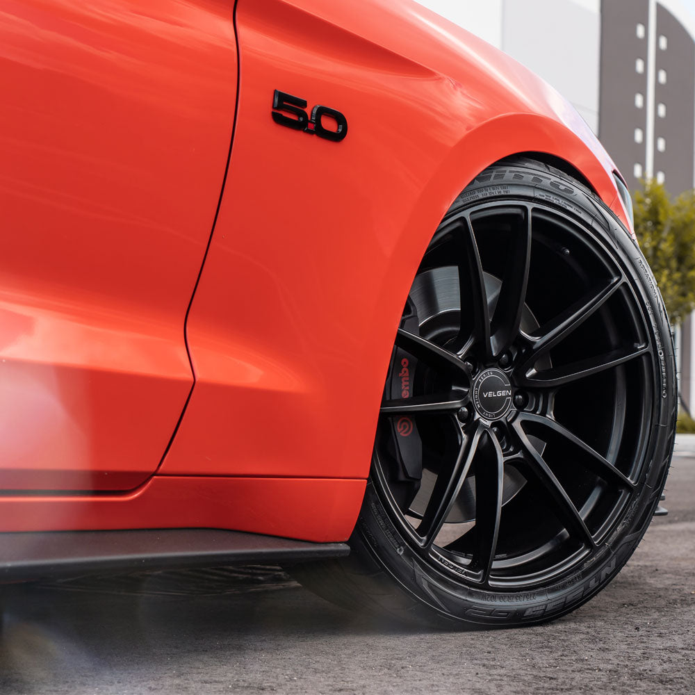 20" Velgen VF5 Silver 20x9 20x10.5 Forged Wheels Rims Fits Ford Mustang GT
