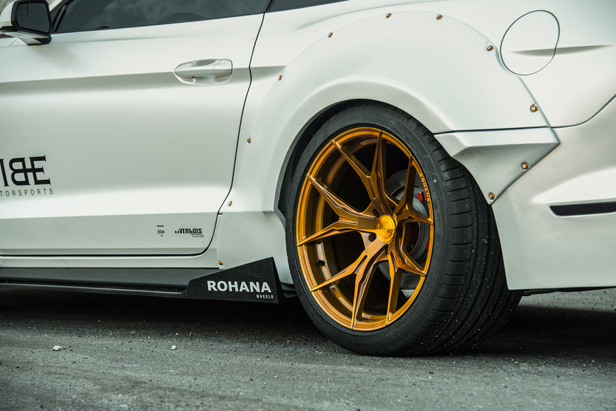 20" ROHANA RFX5 GOLD FORGED CONCAVE WHEELS RIMS FITS BENZ R230 SL550 SL63