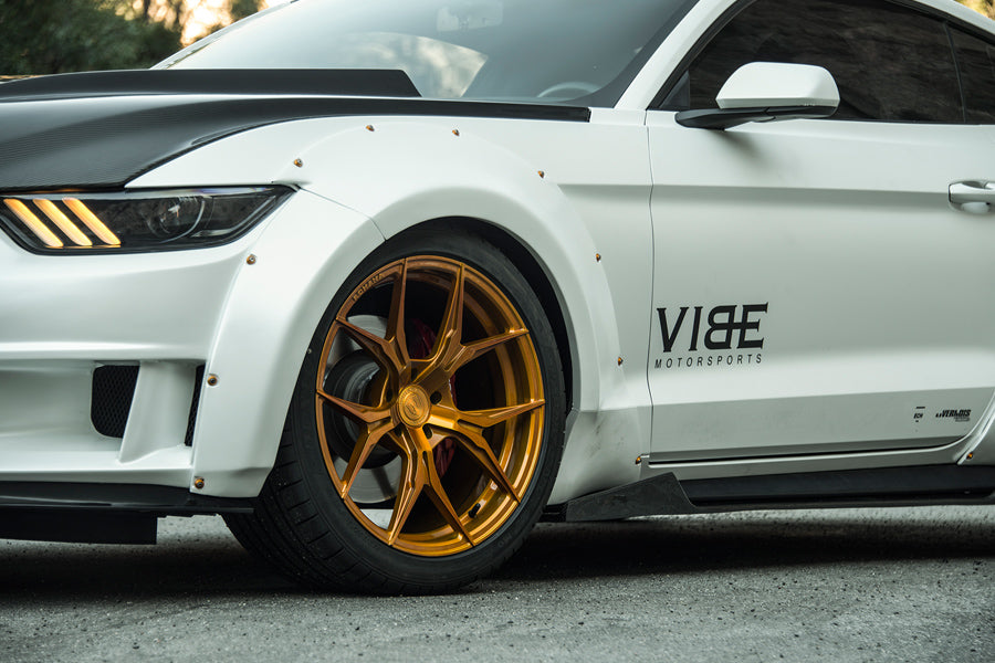 20" ROHANA RFX5 GOLD FORGED CONCAVE WHEELS RIMS FITS BENZ R230 SL550 SL63