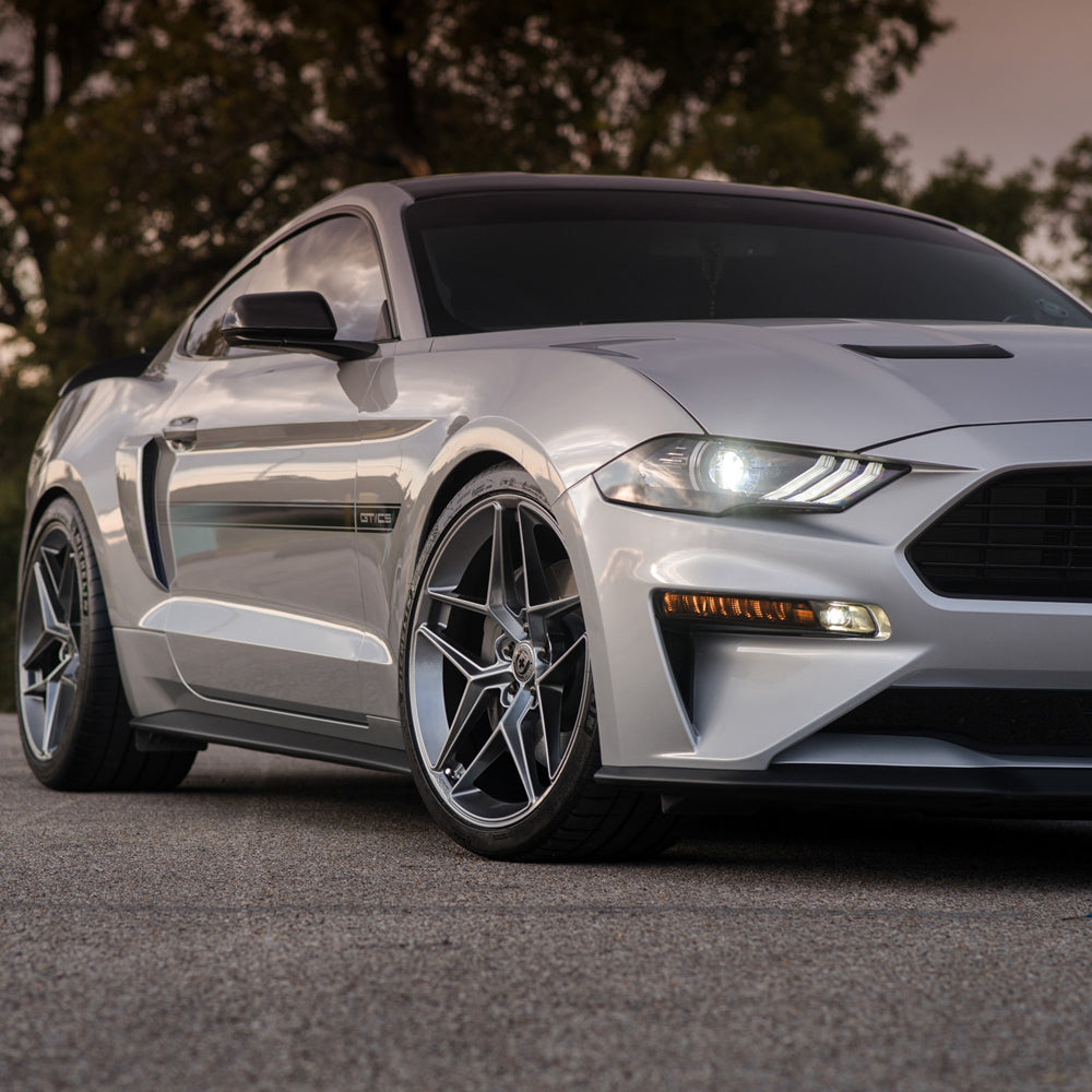 20" HRE FF11 Silver Forged Concave Wheels Rims Fits 2015-2022 Ford Mustang