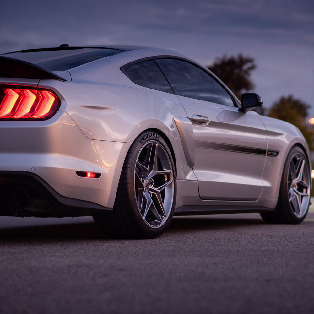 20" HRE FF11 Silver Forged Concave Wheels Rims Fits 2015-2022 Ford Mustang