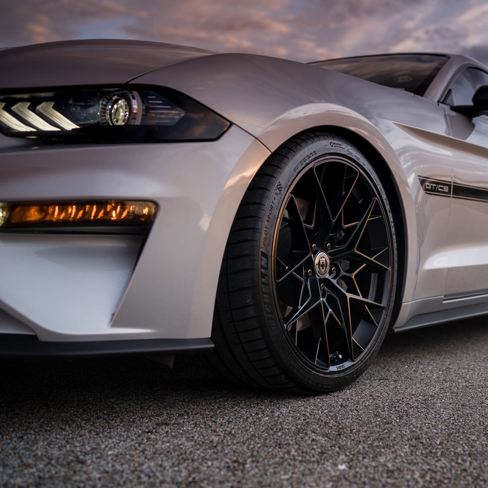 20" HRE FF10 Black Forged Concave Wheels Rims Fits Honda Civic Type R FK8