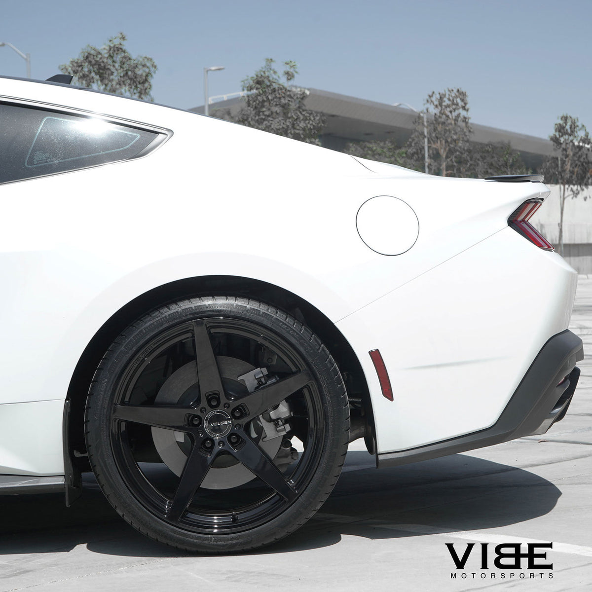 20" Velgen Classic5 Gloss Black Concave Wheels Rims Fits Ford Mustang