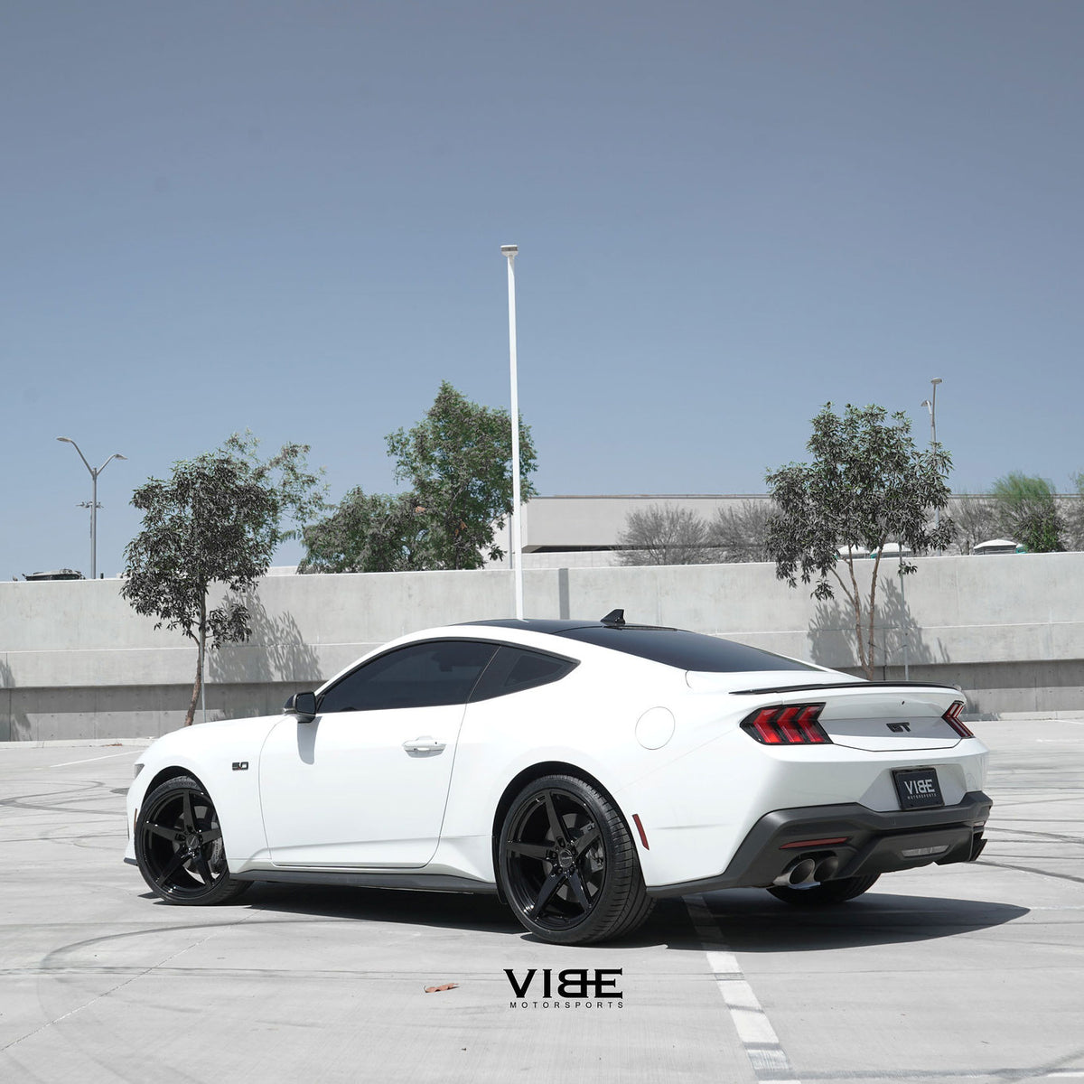 20" Velgen Classic5 Gloss Black Concave Wheels Rims Fits Ford Mustang S197