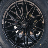 24" AL13 FR86 Black 24x10 Concave Wheels Rims Fits Ford F150 2021 and Up