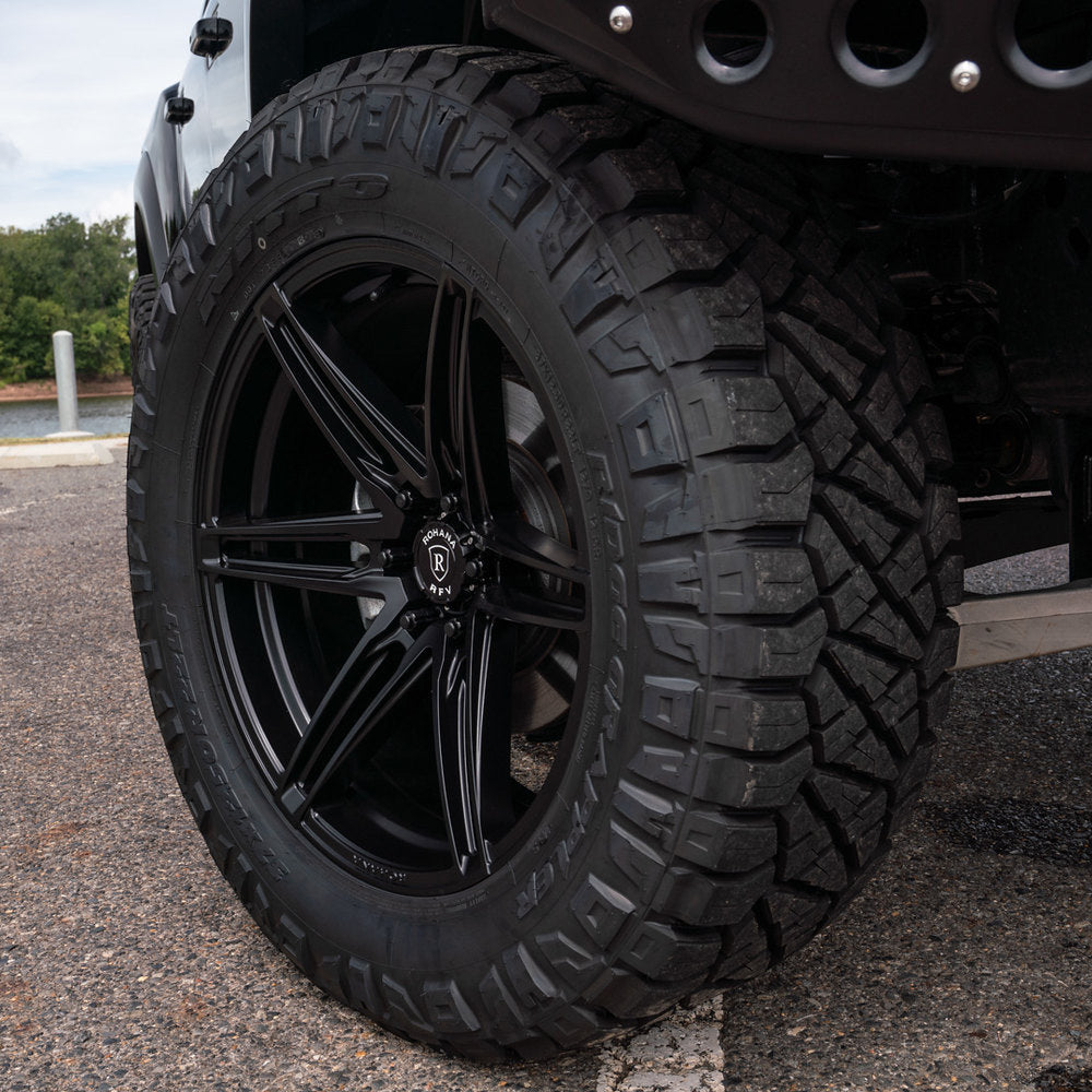 20" Rohana RFV1 Black 20x9.5 Forged Wheels Rims Fits 2019-2022 Ram 1500