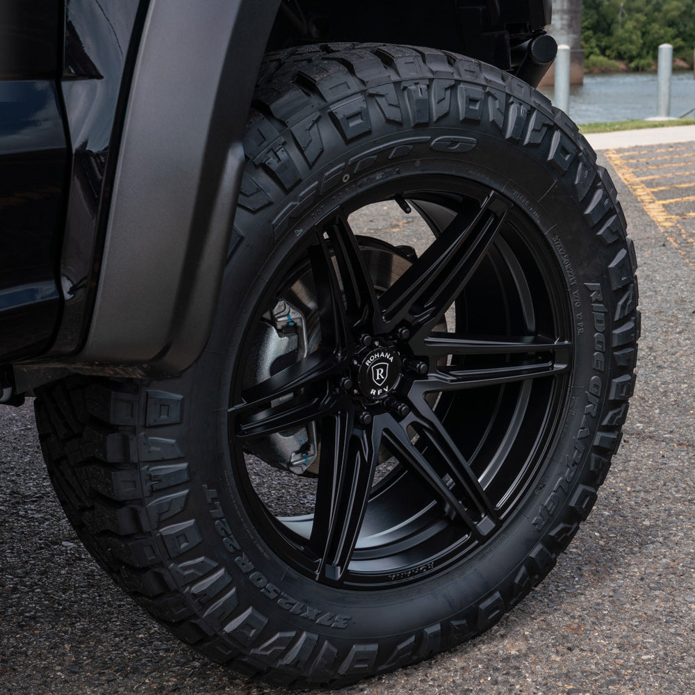 20" Rohana RFV1 Black 20x9.5 Forged Wheels Rims Fits 2019-2022 Ram 1500
