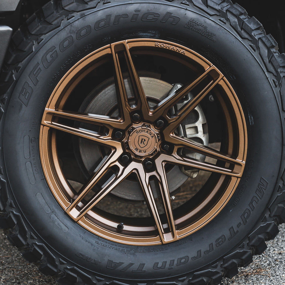 20" Rohana RFV1 Black 20x9.5 Forged Wheels Rims Fits 2019-2022 Ram 1500
