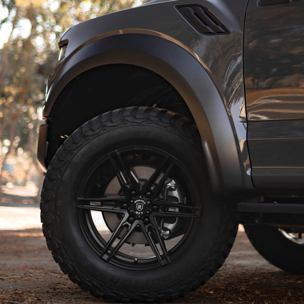 20" Rohana RFV1 Black 20x9.5 Forged Wheels Rims Fits 2019-2022 Ram 1500
