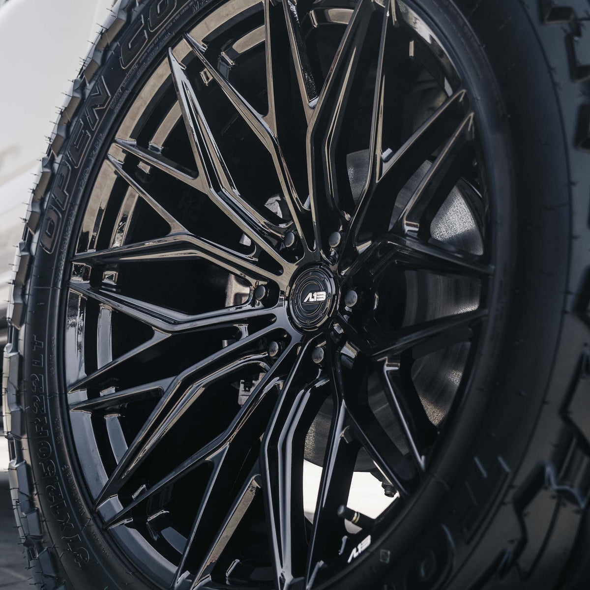 24" AL13 FR86 Black 24x10 Concave Wheels Rims Fits Ford F150 2021 and Up