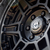 17" HRE FT1 Black 17x9 Concave Wheels Rims 1999-2007 Chevrolet Silverado 1500