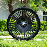 24" Forgiato Trimestre-M Black Concave Wheels Rims Fits Rolls-Royce Cullinan