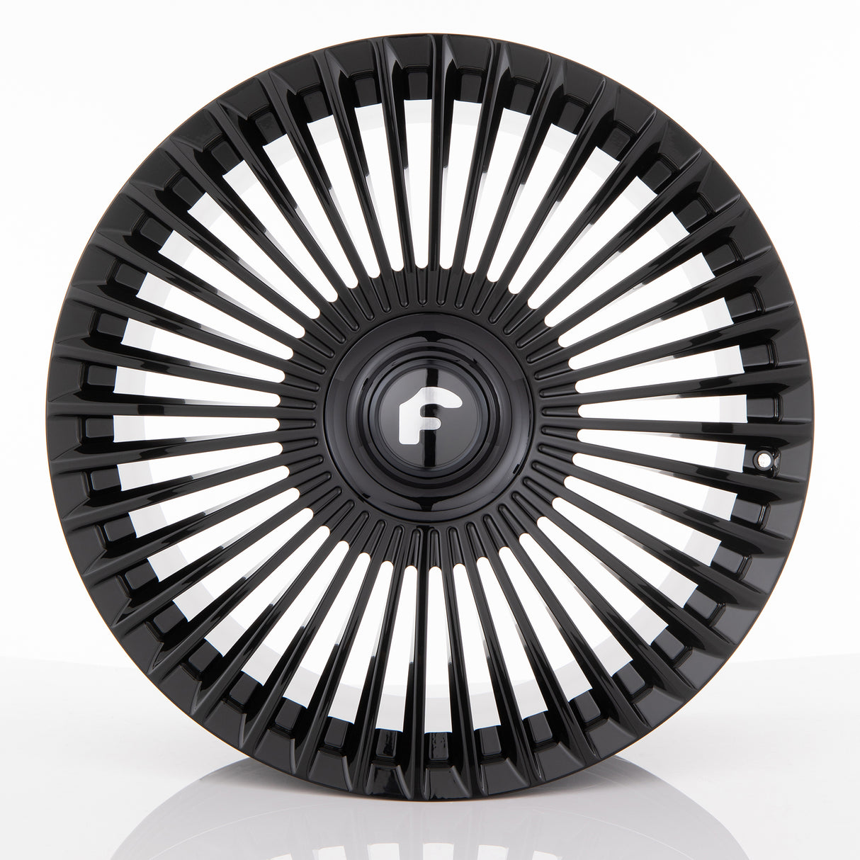 24" Forgiato Trimestre-M Black Concave Wheels Rims Fits Rolls-Royce Cullinan