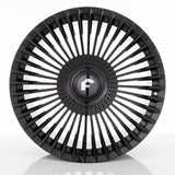 24" Forgiato Trimestre-M Black Concave Wheels Rims Fits Rolls-Royce Cullinan