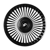 24" Forgiato Trimestre-M Black Concave Wheels Rims Fits Rolls-Royce Cullinan