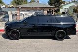 24" Forgiato Trimestre-M Black Concave Wheels Rims Fits Land Rover Range Rover