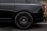 24" Forgiato Trimestre-M Black Concave Wheels Rims Fits Land Rover Range Rover
