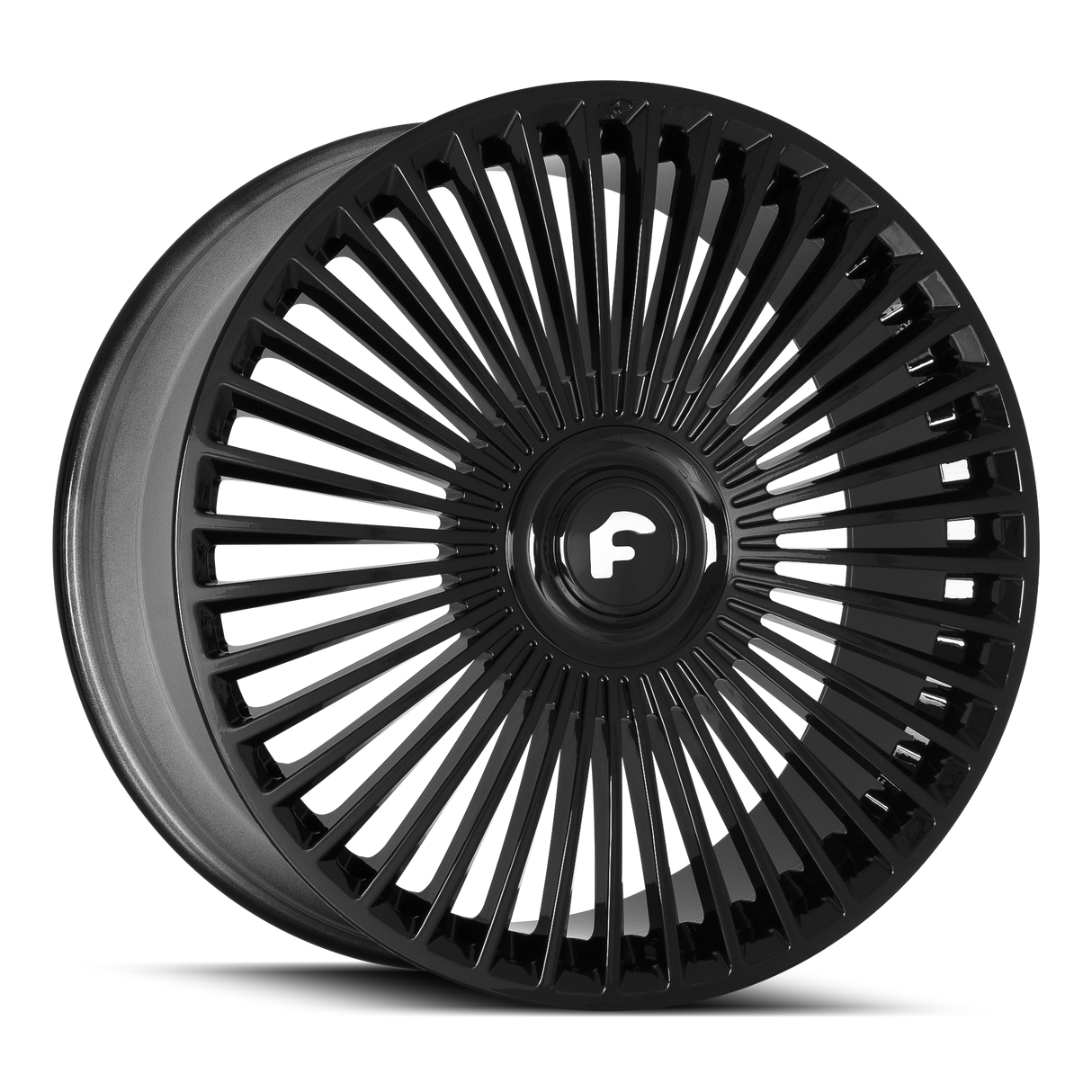 24" Forgiato Trimestre-M Black Concave Wheels Rims Fits Rolls-Royce Cullinan