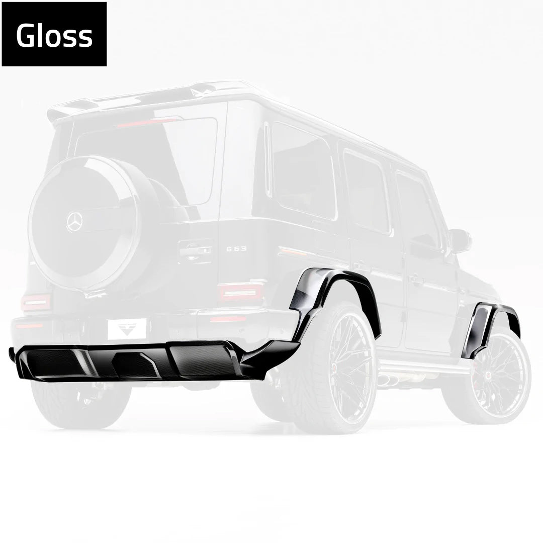 Vorsteiner Aero Wide Body Carbon Fiber PP 2x2 GLOSSY Fits Mercedes Benz G63 AMG