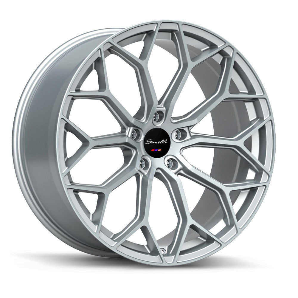 20" Gianelle Monte Carlo Silver Concave Wheels Rims Fits Benz S400 S550 S63 S65