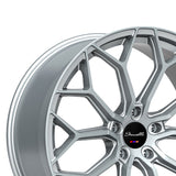 22" Gianelle Monte Carlo Silver 22x9 Concave Wheels Rims Fits Lexus RX350 RX450h
