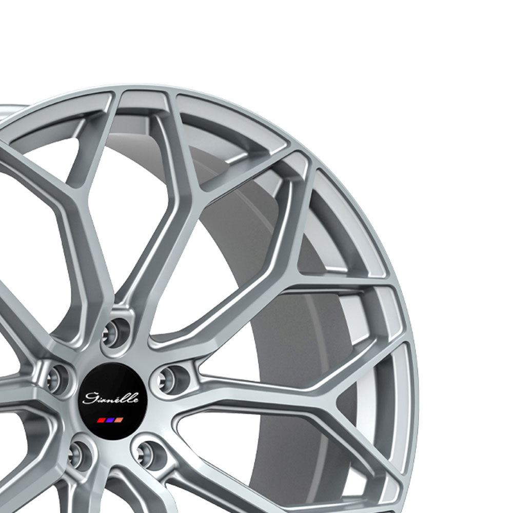 22" Gianelle Monte Carlo Silver 22x9 Concave Wheels Rims Fits Lexus RX350 RX450h