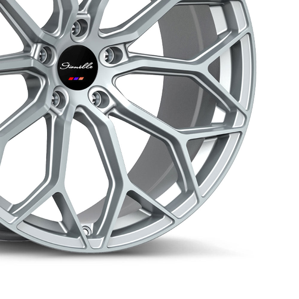22" Gianelle Monte Carlo Silver 22x9 Concave Wheels Rims Fits Lexus RX350 RX450h