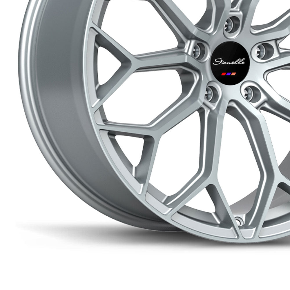 22" Gianelle Monte Carlo Silver 22x9 Concave Wheels Rims Fits Lexus RX350 RX450h