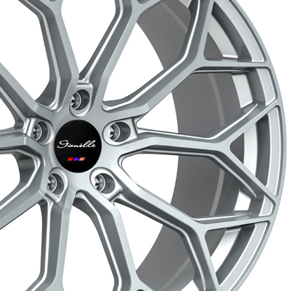 22" Gianelle Monte Carlo Silver 22x9 Concave Wheels Rims Fits Lexus RX350 RX450h