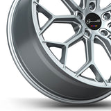 22" Gianelle Monte Carlo Silver 22x9 Concave Wheels Rims Fits Lexus RX350 RX450h
