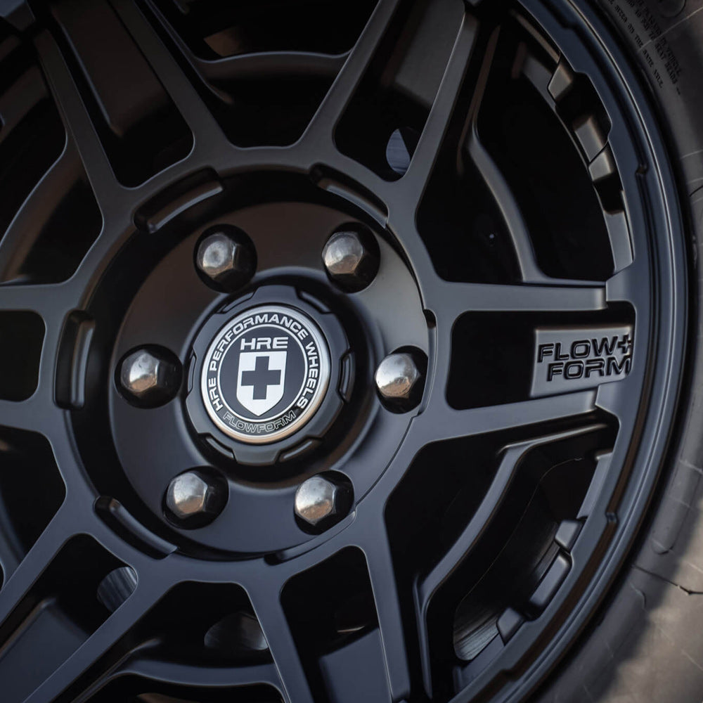 17" HRE FT1 Black 17x9 Concave Wheels Rims 2014-2018 Chevrolet Silverado 1500