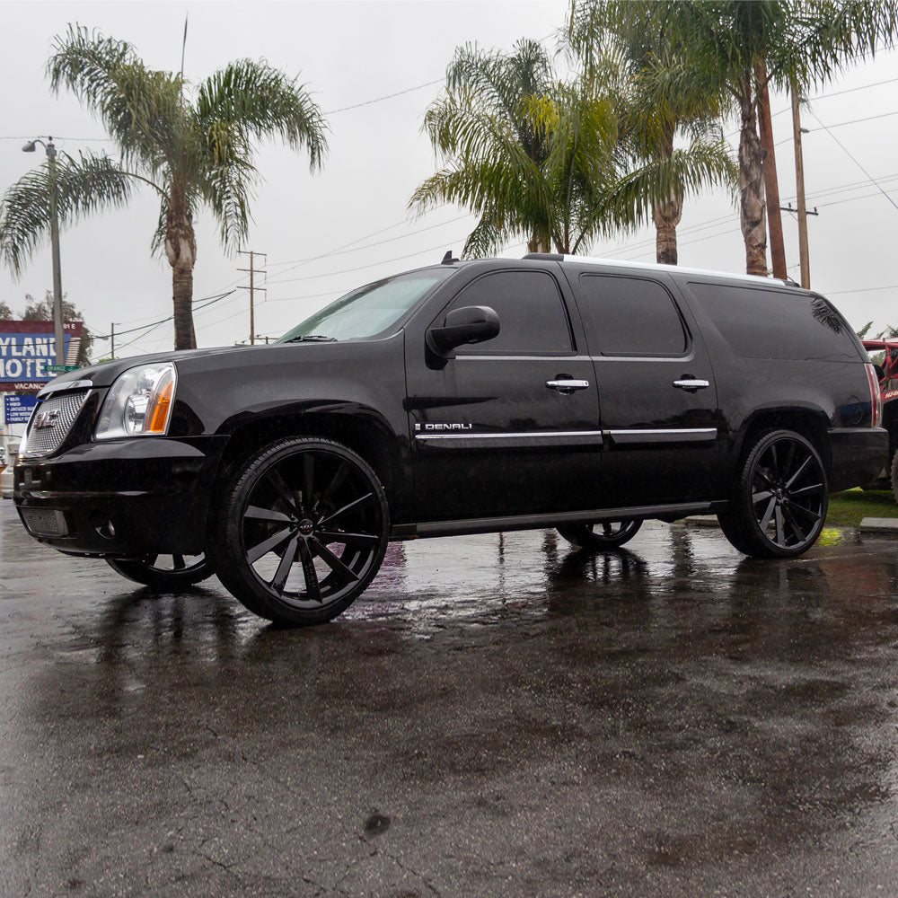 22" Koko Kuture Kapan Black 22x10.5 Wheels Rims Fits Land Rover Range Rover