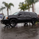 22" Koko Kuture Kapan Black 22x10.5 Wheels Rims Fits Land Rover Range Rover