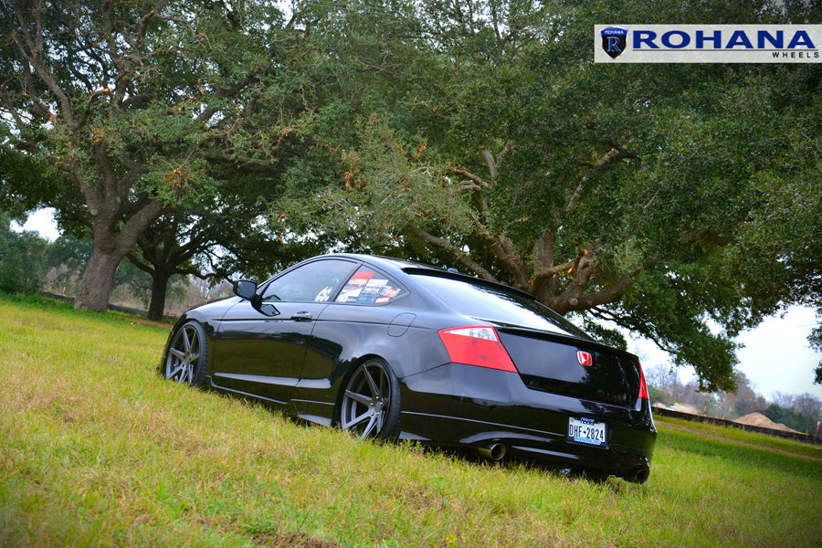 19" ROHANA RC7 GRAPHITE CONCAVE WHEELS RIMS FITS HONDA ACCORD COUPE