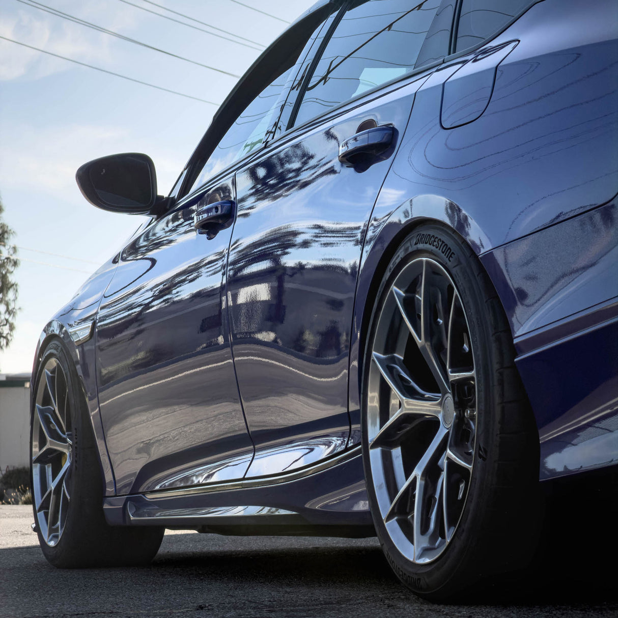 19" Stance SF14 Hyper Black 19x8.5 Concave Wheels Rims Fits Volkswagen Golf R