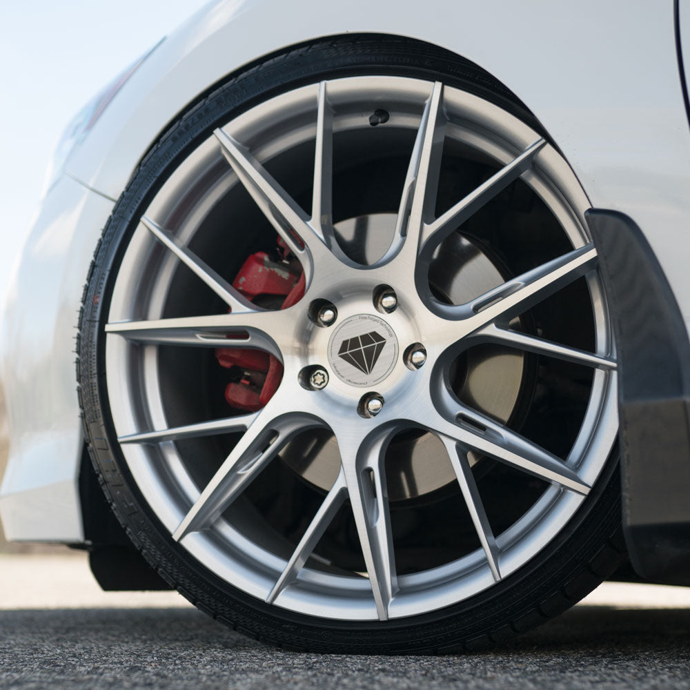 19" Blaque Diamond BD-F18 Silver 19x8.5 Forged Wheels Rims Fits Tesla Model S