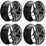 20" HRE FF11 Silver Forged Concave Wheels Rims Fits 2015-2022 Ford Mustang