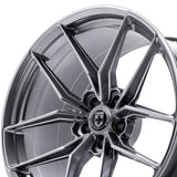 19" HRE FF21 Silver Forged Concave Wheels Rims Fits Volkswagen MK8 Golf R GTI