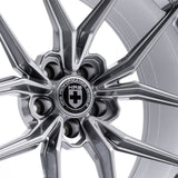 19" HRE FF21 Silver Forged Concave Wheels Rims Fits Volkswagen MK8 Golf R GTI